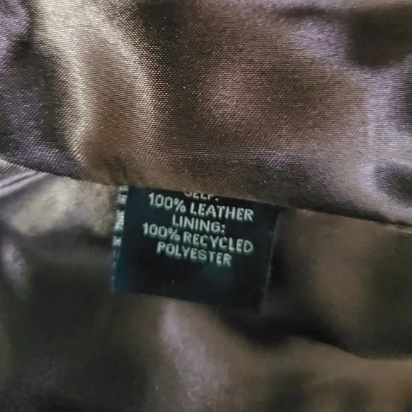 AS by DF NWT Leather  Bronze Mini Skirt 15" Zip Closure W/2 Snaps Size Small - Picture 8 of 10